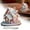 ^Pink/1pc, variant on Acrylic Christmas Village House Candyland Candy House Snow Village Christmas Decorations Christmas Figurines Scene Desktop Ornament for Home Xmas Village Party Landscape Decor for Holiday Xmas Decor