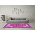 thumbnail image 3 of Ahgly Company Indoor Rectangle Medallion Pink Traditional Area Rugs, 3' x 5', 3 of 4
