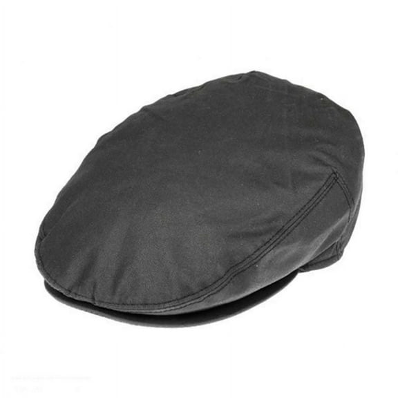 Waxed Cotton Ivy Cap - S - Black