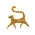 thumbnail image 2 of Mujeres aleación diamante gato brillante broche traje camisa cuello Spike diseño alfileres Tmvgtek Para estrenar, 2 of 9