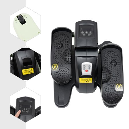 FOGGBET Under Desk Elliptical Home Electric Seated Leg Foot Pedal Exerciser with Remote