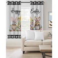 thumbnail image 2 of Easter Gnomes Blackout Curtains 45 Inches Long, Eggs Bunny Spring Daisy Flower Farmhouse Plaid Thermal Insulated Black Out Curtains, Darkening Window Curtain for Bedroom Living Room 52"x45" 2 Panels, 2 of 9