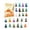 Multicolor-4, variant on Qjidjing Christmas City Fleet Advent Calendar, 24 Days Countdown Calendar with Acrylic Car Hanging Ornaments for Xmas Tree Decorations