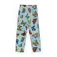 thumbnail image 5 of Daiia Multicolored Butterflies Men's Sleep Pant with Pockets and Drawstring,Pajama Pants-XX-Large, 5 of 9