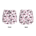 thumbnail image 6 of Goofa Pineapple Flamingo Printed Women 2 in 1 Running Shorts,Quick Dry Athletic Workout Shorts,High Waisted Athletic Shorts with Liner Pockets-XX-Large, 6 of 9