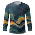 thumbnail image 4 of ZRBYWB Mens T Shirt Male Autumn Winter Fashion Printed Crew Neck Long Sleeve T Shirt Retro Full Print Tops Fashion T-Shirts, 4 of 5