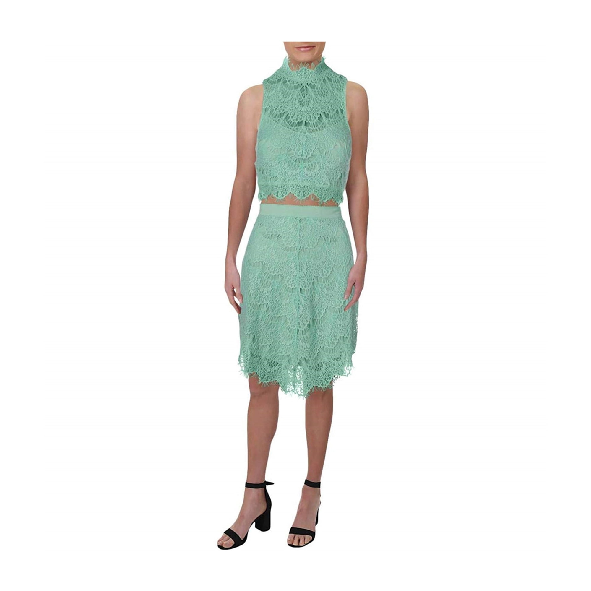 Free people green lace dress hot sale