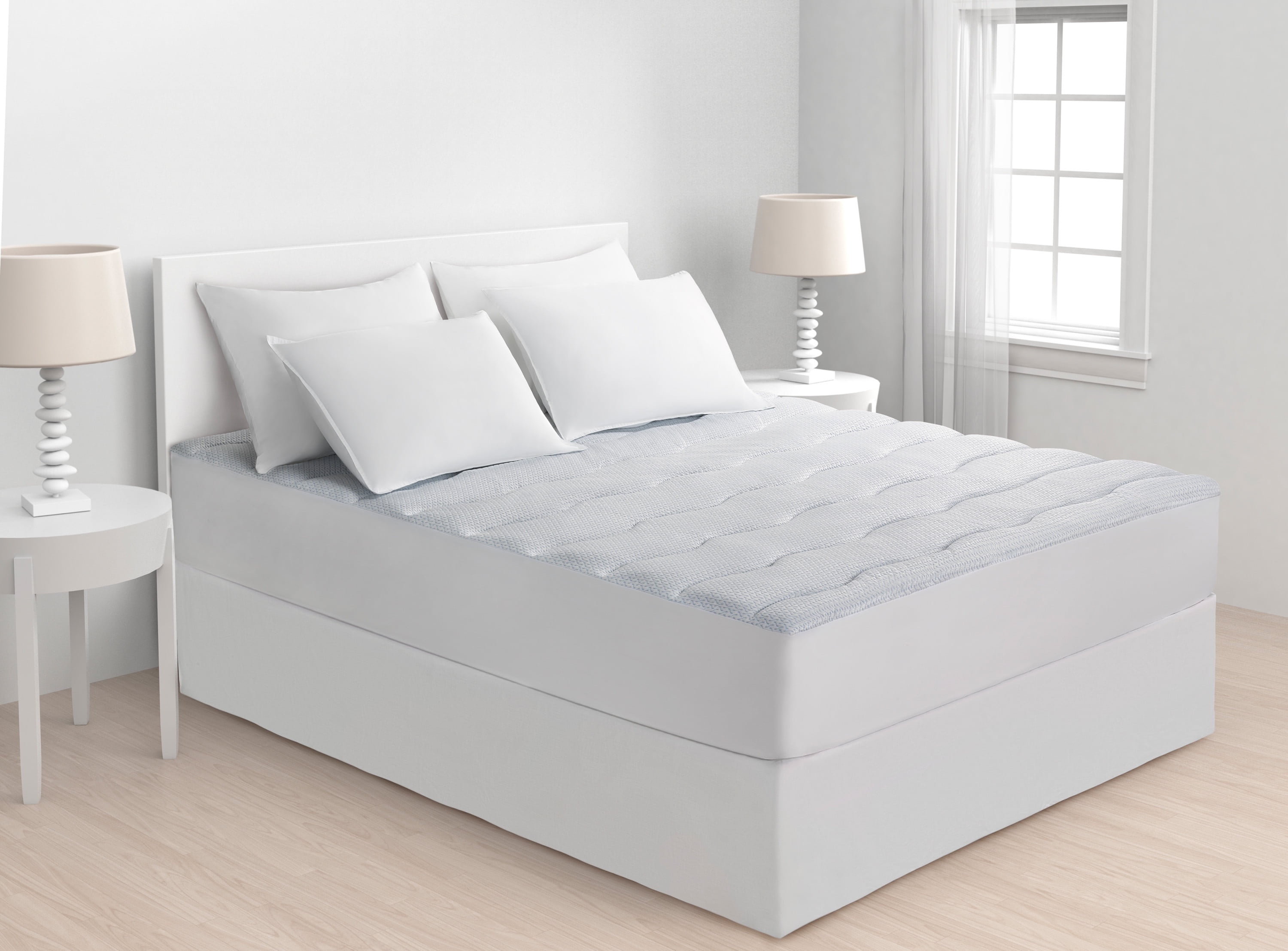 solutions mattress pad silver clear