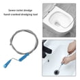 thumbnail image 2 of Punching Duty Toilet Unclogger Manual Crank Plunger For Pipe Blockage Removal, 2 of 7