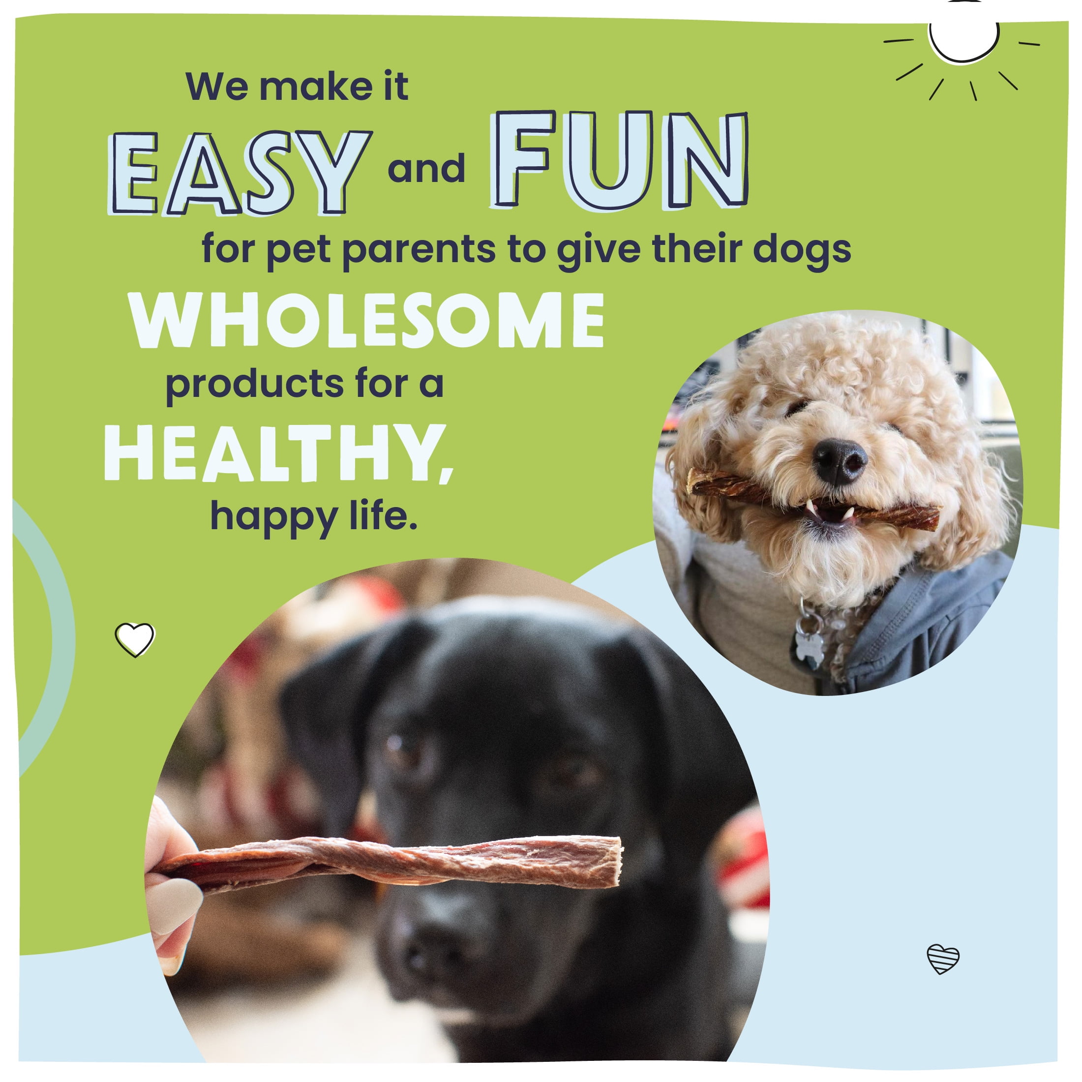 (3 pack) Pawstruck Natural Beef Bully Slims Gullet Chew Sticks for Dogs, 4.7 oz Value Pack