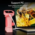 thumbnail image 3 of Pink 395 Handheld Kids Digital Microscope with 2.4-Inch IPS Screen, 1000X Magnification, 2MP HD Camera & 8 Adjustable LEDs - Portable Rechargeable Science Toy for Outdoor Exploration, PC Compatible,, 3 of 7