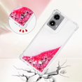 thumbnail image 4 of Case for Motorola Moto G Stylus 5G 2024 Case Glitter Cute Luxury Love Liquid Quicksand Clear Soft TPU Girls Women Stylish Bumper Shockproof Protective Cover for Moto G Stylus 5G 2024 Rose YB, 4 of 14