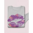 thumbnail image 3 of Floral Lips Icon Women Sweatshirt, Female 3X-Large, 3 of 4