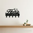 thumbnail image 5 of Craftnamesign Custom Welcome Home Metal Key Holder, Home Decorative Key Holder, Metal Coat Rack, 5 of 5