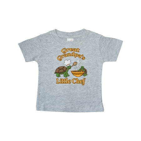 

Inktastic Great Grandpa s Little Chef with Cute Turtles Gift Baby Boy or Baby Girl T-Shirt