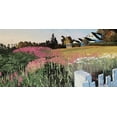 thumbnail image 2 of Cusson, Marie Elaine 24x14 Gold Ornate Wood Framed with Double Matting Museum Art Print Titled - Farmyard Landscape I, 2 of 4
