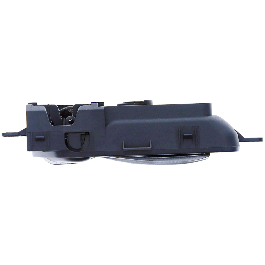 Dorman 67930 Interior Door Handle for Specific Nissan Models, Silver Lever and Black Knob