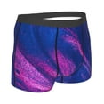 thumbnail image 3 of Bingfone Neon Gradient Blue Men'S Underwear - Casual Stretch Boxer Briefs-Small, 3 of 9
