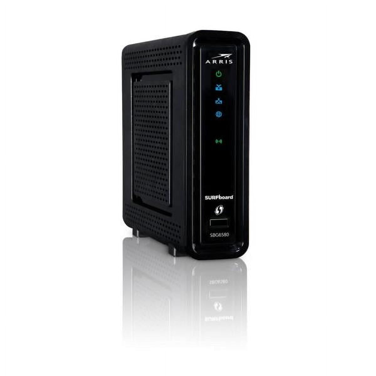 Arris SURFboard SBG6580 - Wireless router - cable modem - 4-port switch - GigE - 802.11a/b/g/n - Dual Band