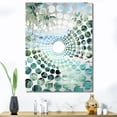 thumbnail image 1 of Designart "Escape to a Tropical Beach I" Coastal Tropical Oversized Wall Mirror - Coastal Nautical Bathroom Wall Mirror Decor - Multiple Color Options, 1 of 6