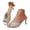 a-Silver, variant on Kitten Heels for Women Rhinestone Pointed Peep Toe Heeled Sandals High Heels Slip on Slides Backless Mule Comfortable Low Heel Dress Shoes (6,Black)