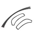 thumbnail image 5 of Cubierta del marco del tablero de instrumentos, BOROCO Cubierta del marco del tablero de instrumentos de fibra de carbono Calcomanía del marco del panel de instrumentos Reemplazo para C6 2005-2013, 5 of 5