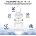 thumbnail image 2 of Bathtub Filter,Tmwefusc Bathtub Filter For Tub Faucet with 2 Cartridge, Removing impurities in Water, and Protecting Skin and Body,Fits Most Tubs, 2 of 12