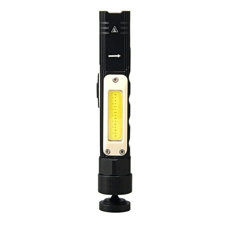 

Multifunctional 90 Degree Rotation Anti-fall Flashlight with Magnets COB Portable Rechargeable 5 Modes Work light S