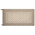 thumbnail image 3 of Faulkner Patio Mat 48700 Vineyard Design; 12 Foot Length x 9 Foot Width; Beige; Polypropylene; Reversible Fabric; Mold And Mildew Resistant; Without Grommets/Storage Bag; With Corner Tie-Downs, 3 of 4