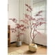 thumbnail image 4 of Arce rojo artificial con maceta redonda: plantas artificiales for patio, sala, oficina y exteriores., 4 of 4