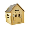 thumbnail image 5 of oshhnii Wooden Pet House Dog Kennel Wooden with Removable Roof Ventilation Dog Crate Cat 40cmx39cmx45cm, 5 of 9