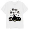 thumbnail image 3 of T-shirt Décontracté à Manches Courtes et Col Rond pour Enfants avec Lettres, 3 of 3