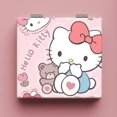 thumbnail image 1 of Nuevo espejo de maquillaje de mano Kawaii Sanrio Hello Kitty Kuromi My Melody, espejo plegable portátil, espejo de maquillaje para dormitorio de estudiantes, 1 of 2