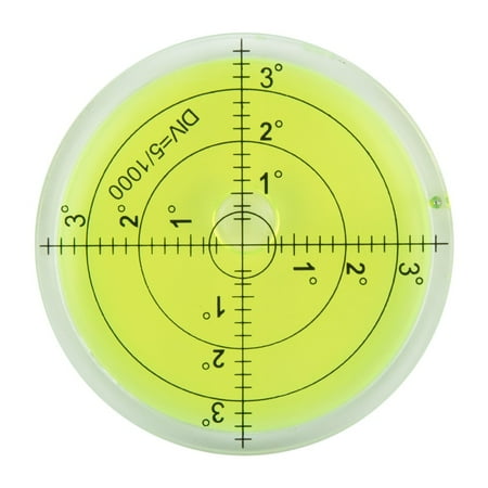 

GLFILL 66*10mm Precision Spirit Bubble Level Degree Mark Surface Circular Measuring Kit