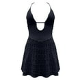 thumbnail image 3 of Maillot de Bain Tricoté pour Femmes - Col Ajouré, Robe de Plage, Séchage Rapide, Été, 3 of 3