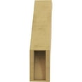 thumbnail image 4 of Ekena Millwork 5"W x 16"D x 22"H Funston Rough Cedar Woodgrain TimberThane Knee Brace, Primed, 4 of 6