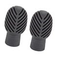 thumbnail image 2 of Amortiguadores de baquetas 2 piezas Hugo protectores de mazo de baqueta silenciosa Gris, 2 of 10
