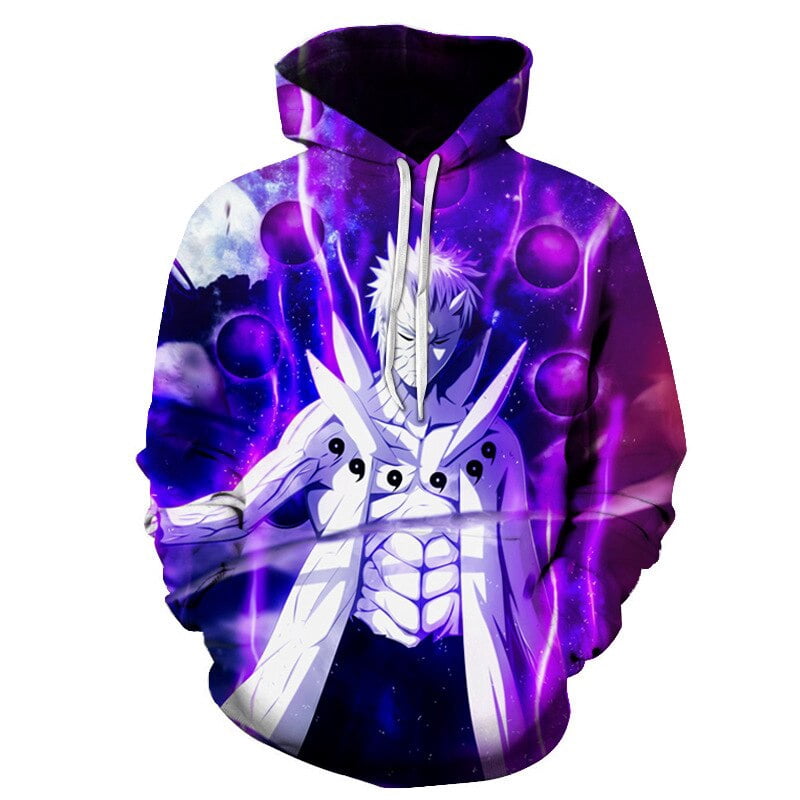 Naruto Anime Cartoon Hoodie Uzumaki Naruto Cosplay Akatsuki Uchiha ...