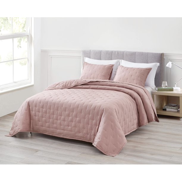 Chezmoi Collection Milo 3Piece Soft Cooling Bamboo Fiber CrossStitch