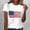 03White, variant on asdoklhq American Flag Shirts Summer Shirts Usa Patriotic Tops Women's Casual and Fashionable Printed T-shirt with Round Neck and Short Sleeved Top Pink 3X