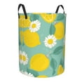 thumbnail image 2 of Daiia lemons Chamomile Flowers And Leaves Laundry Hamper With Handles Large Storage Basket/Toy Organizer/Dirty Clothes Collapsible Waterproof For College Dorms, Bedroom,Bathroom, 2 of 8