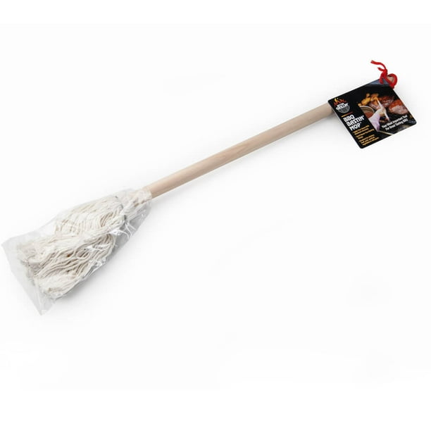 Better Grillin BBQ Bastin Mop Basting Barbecue Brush/Mop Easily Applies