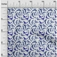 thumbnail image 2 of oneOone Cotton Poplin Royal Blue Fabric Whale Fabric For Sewing Printed Craft Fabric By The Yard 56 Inch Wide, 2 of 6