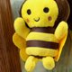 thumbnail image 5 of 6 llaveros de peluche de abeja adorables para mochilas, recuerdos de fiesta de abejas, material de peluche suave para niños, 5 of 6