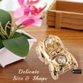 thumbnail image 3 of Matashi Home Decorative Tabletop Showpiece 24K Gold Plated Crystal Studded Open Top Jeep 4WD Off Roader Ornament, 3 of 7