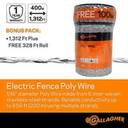 Gallagher Fence Poly Wire White