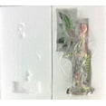 thumbnail image 2 of Ain’t It Nice Fairy Figurine Dark Green with Clear Wings & Colorful Striped Socks Enjoying Nature Surrounded by Flowers Collectible Fairy Statue Fantasy Décor Sculpture, 4(L) X 3(W) X 9.5(H) Inches, 2 of 5