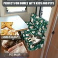 thumbnail image 5 of FOR U DESIGNS Santa Claus Christmas Tree Pattern 2 Pcs RV Dinette Cushion Covers Breathable Camper Cushion Slipcover Stretch 2 Seat Sofa Chair Cover Camper Seat Covers Dinette Booth, 5 of 7