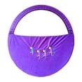 thumbnail image 2 of Tota de aro de gimnasia, organizador de equipos, bolsa de aro de ejercicios, bolsa de anillo de obstáculos para espectáculo, concierto de competencia Violeta M, 2 of 8