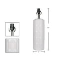 thumbnail image 5 of Better Homes & Gardens Etched Ceramic Table Lamp Base, Natural Two-Tone, 19" H, 5 of 9
